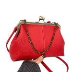 Petit Sac Bandoulière Vintage Rouge