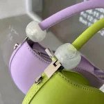 sac chic demi-lune rose poudré