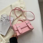 sac carré rose décontracté
