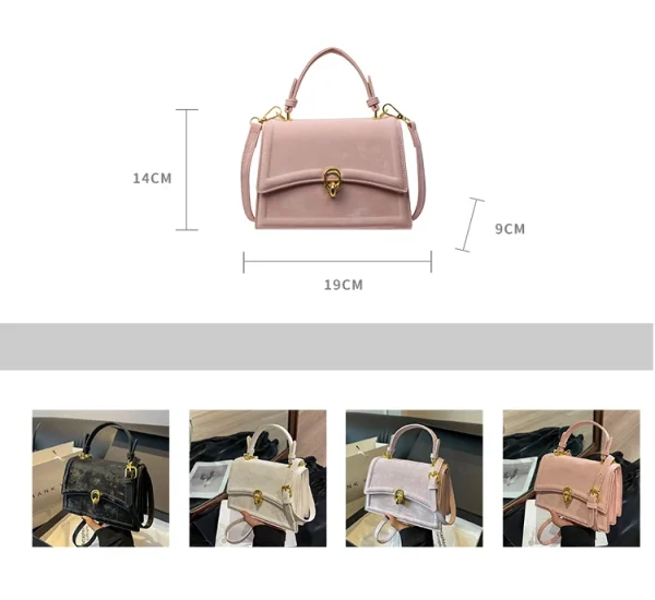 sac à main velours chic rose