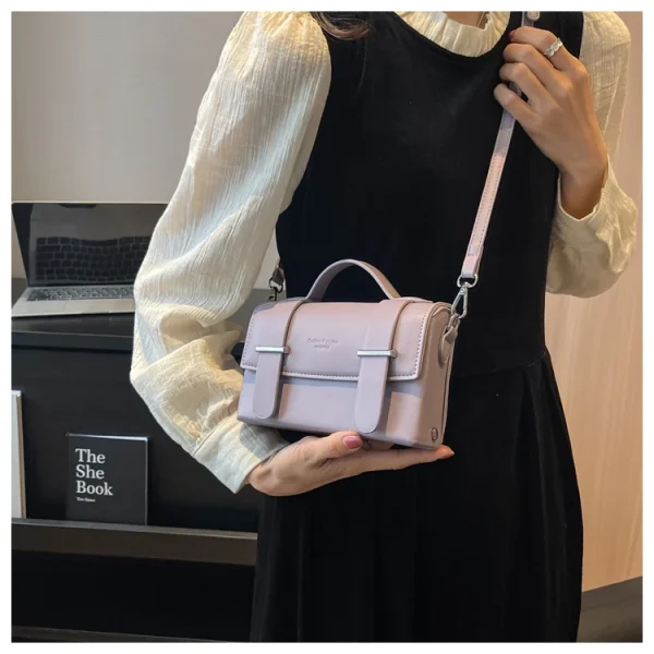 sac carré fashion rose