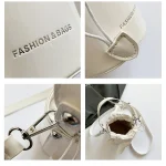 sac à dos style seau en rouge vernis