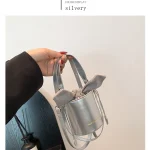 sac seau femme en vernis