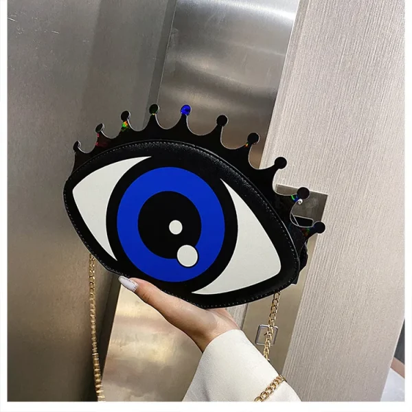 sac bandoulière avec design œil qui voit tout