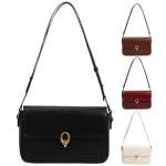 sac à main en cuir bordeaux