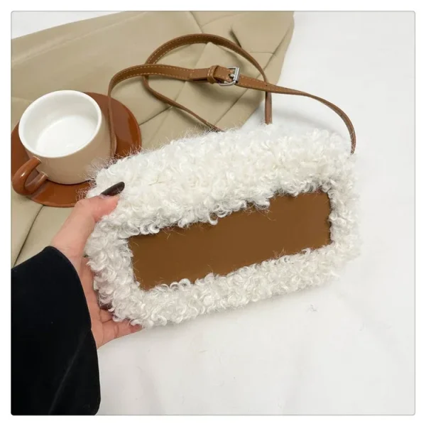 sac de soirée écru