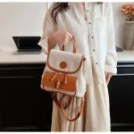 sac à dos marron pratique