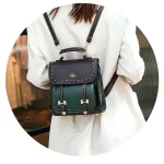 sac à dos cuir vintage tendance