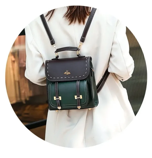 sac à dos cuir vintage tendance