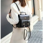 sac à dos chic en cuir vintage