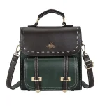 Petit sac à dos en cuir vintage élégant