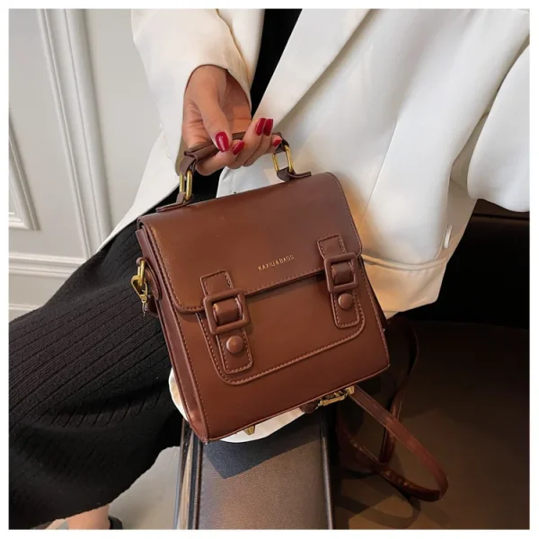 sac à dos femme en cuir coloris café