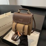 sac à dos rétro en cuir