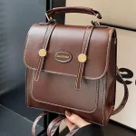 sac à dos cuir noir tendance