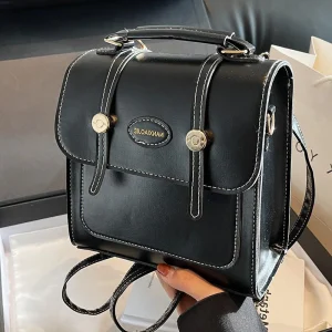 petit sac à dos cuir noir