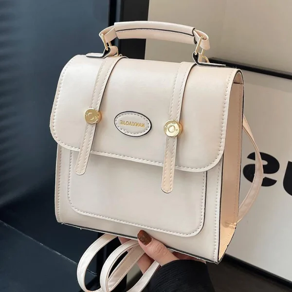 sac à dos en cuir noir