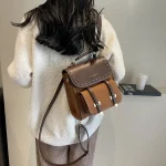 sac à dos petit format en cuir