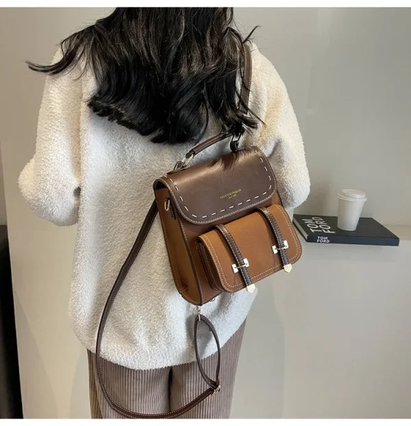 sac à dos petit format en cuir