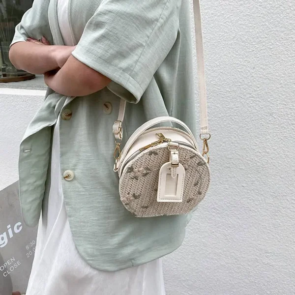 sac à bandoulière en paille pour été