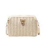 Petit sac estival en paille tressée