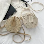 sac rond été en paille