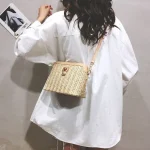 Sac en paille tressée tendance
