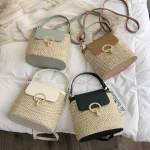 sac seau été chic en matériaux naturels