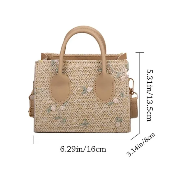 sac croisé en paille