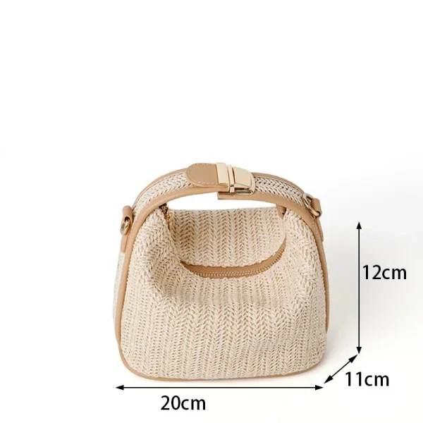 Petit Sac tressé pour une allure estivale