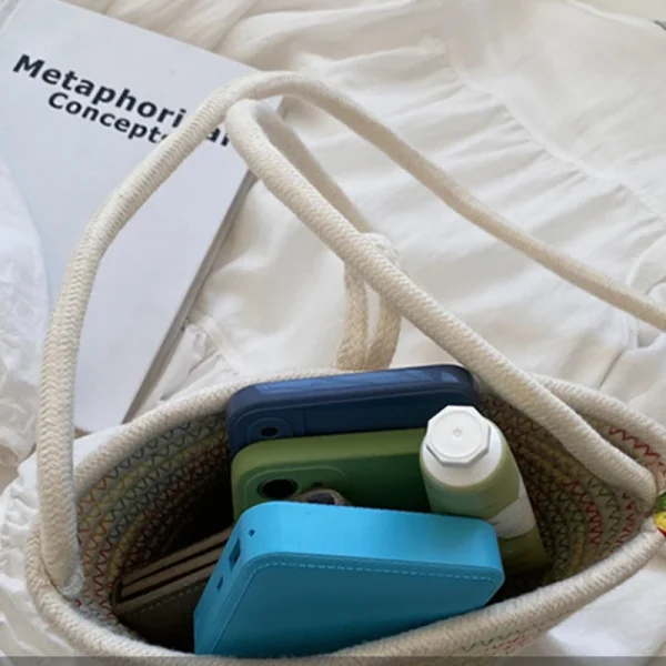 sac d'été tressé tendance