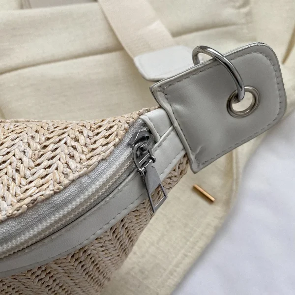 sac banane pratique en paille