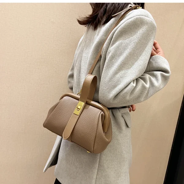 sac à main en cuir rétro chic