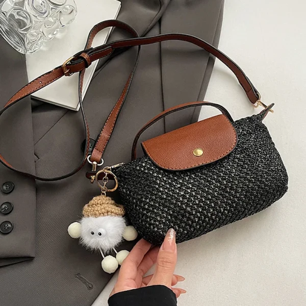 sac en paille tressée pour l'été