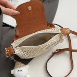 sac à main paille tressée été