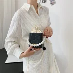 Sac de soirée luxueux en perles et strass