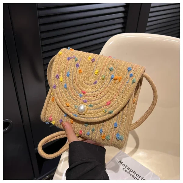 sac mode d'été bandoulière motif confetti