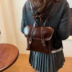 Sac à dos rétro chic femme
