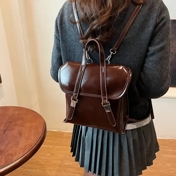 Sac à dos rétro chic femme