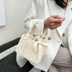 sac fourre-tout en paille naturel