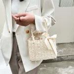 sac vintage en paille