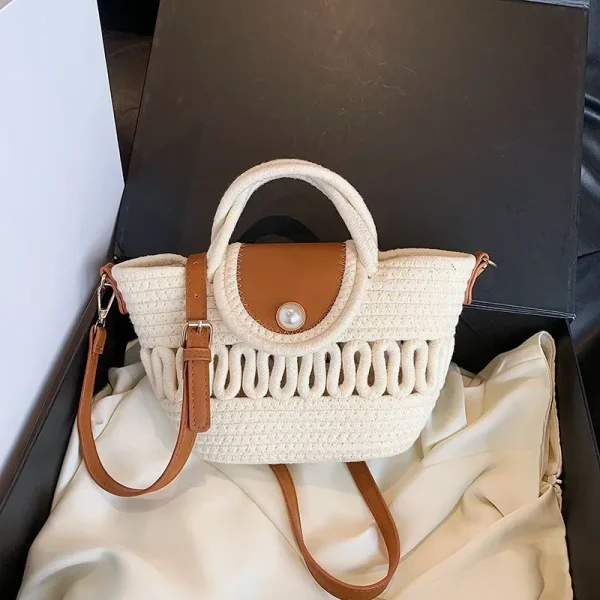 sac à porter en été beige