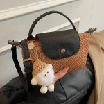 sac en paille tressée mode été