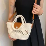 sac pratique en coton beige