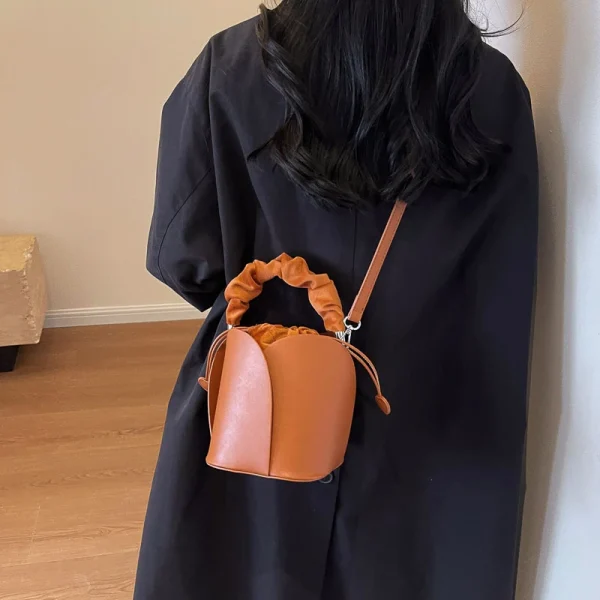 sac à main tulipe en similicuir