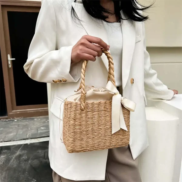 sac fourre-tout en paille