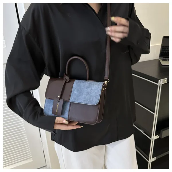 sac à bandoulière contraste mode