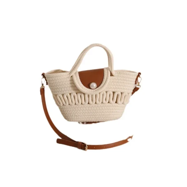 sac d'été beige en coton