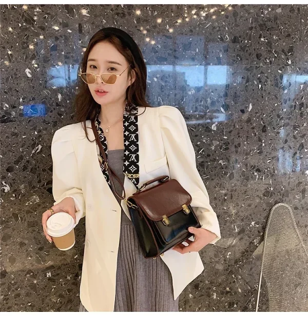 sac à dos en tissu tendance bandoulière ajustable