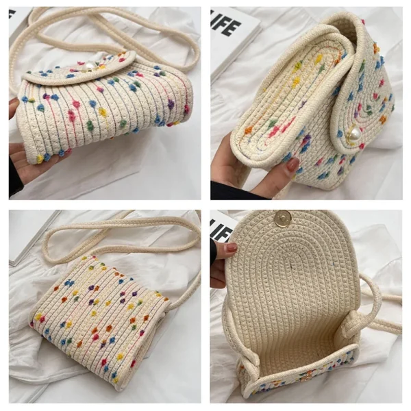 sac estival bandoulière avec motif confetti