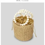 sac en perles de bois pour l'été